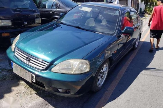 Honda Civic Vtec 2000 Green Sedan For Sale