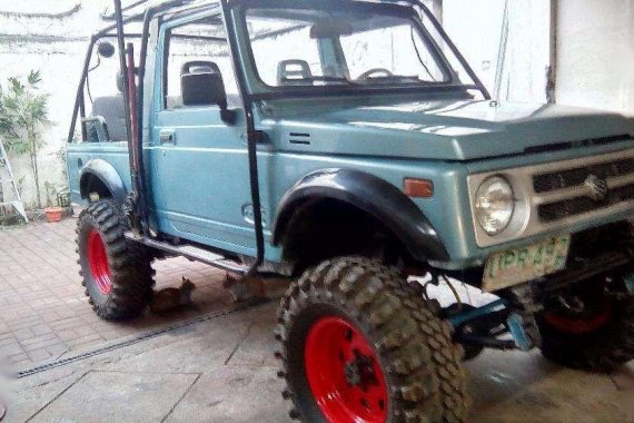 Suzuki Samurai 1998 Manual Blue SUV For Sale 