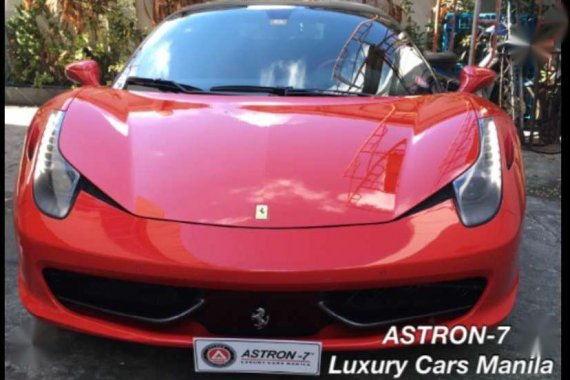 2011 Ferrari 458 Italia Rosso Red with Red Interior Good as New for sale