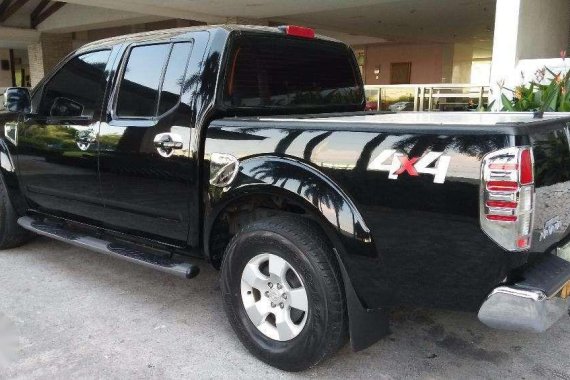 2009 Nissan Navara 4x4 AT Pick-up Black For Sale 