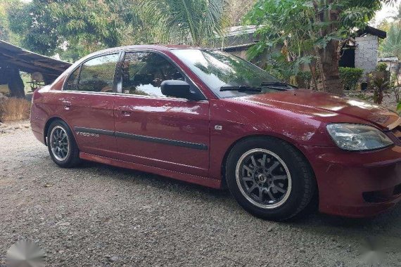 Honda CIVIC dimention vti 2003model manual FOR SALE