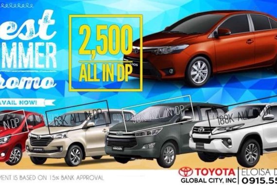 2018 Toyota Vios Global City Promo FOR SALE