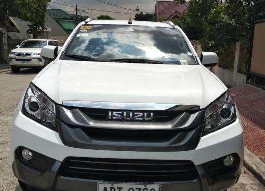 2015 Isuzu MU-x Splash white 4x2 MT For Sale 