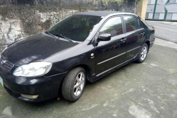 Toyota Corolla Altis 2001 Black Sedan For Sale 