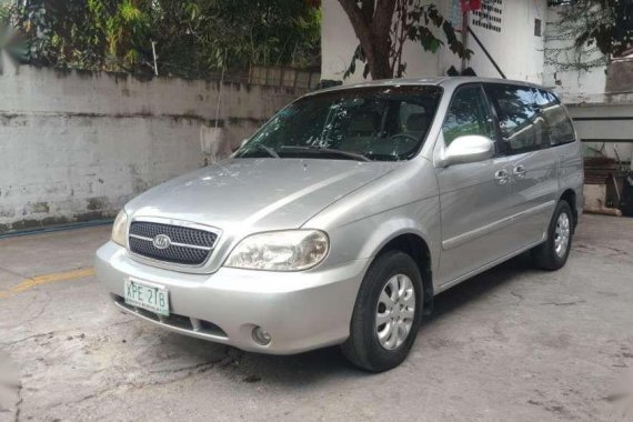 Kia Sedona 2005 Well Maintained Silver For Sale 