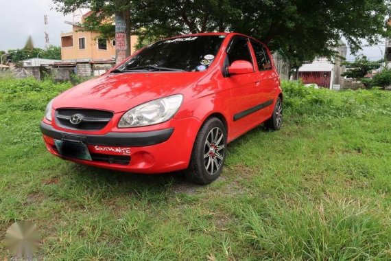 Hyundai Getz AT 2010 1.4L Red Hb For Sale 