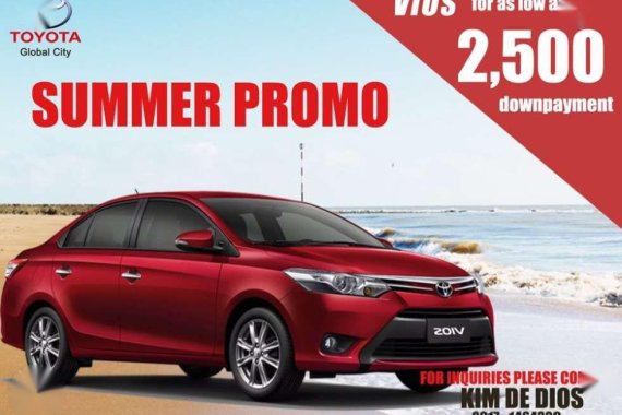 2018 Toyota Vios for as low as 2500 down payment for sale