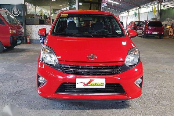 2015 Toyota Wigo G 1.0 AT Red Hb For Sale 