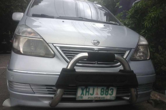 Nissan Serena Manual 2002 Silver Van For Sale 