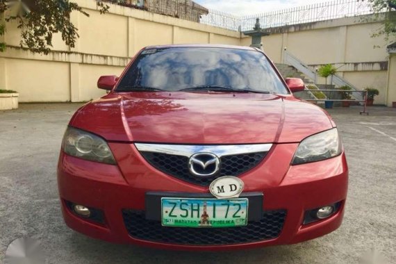  MAZDA 3 2009 AT 1.6L Red Sedan For Sale 