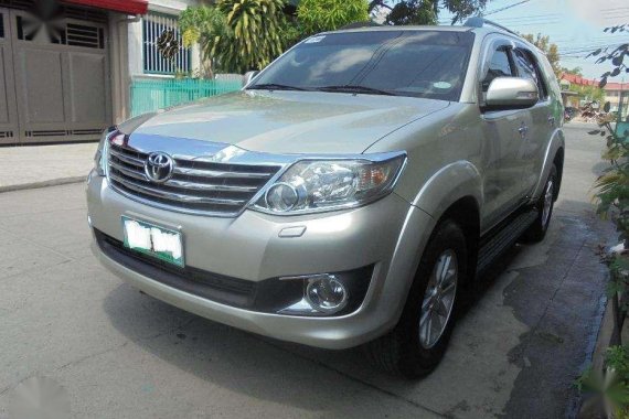 2012 Toyota Fortuner G FOR SALE