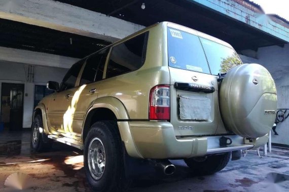 2002 Nissan Patrol Fresh Golden SUV For Sale 