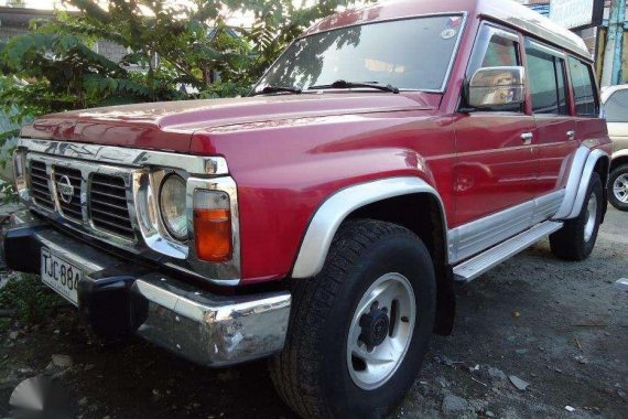 1994 Nissan Patrol 4x4 M.T Red SUv For Sale 