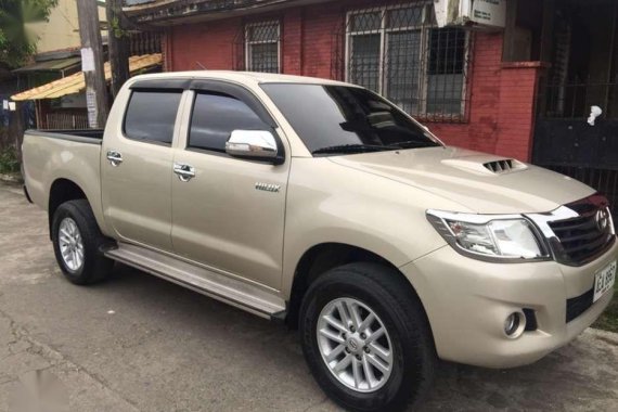 Toyota Hilux E 2014 Beige Truck For Sale 