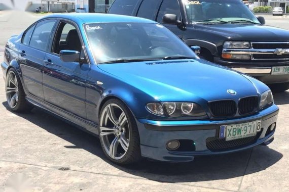 BMW 318i E46 Msport 2002 AT Blue For Sale 