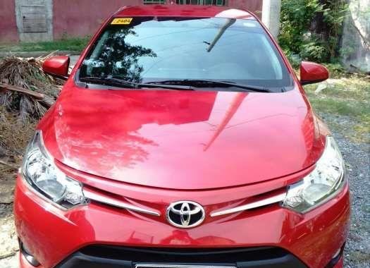 2017 Toyota Vios E Automatic Red For Sale 