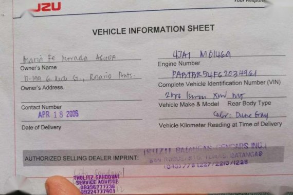 ISUZU Crosswind XUV 2006 for sale