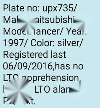 Mitsubishi Lancer pizza pie 97model for sale