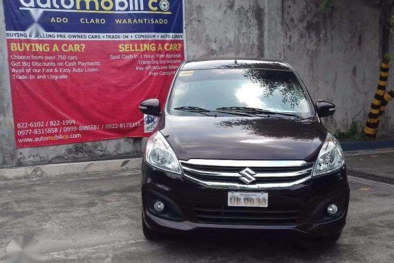 2016 Suzuki Ertiga 14 GL Manual Gas Automobilico SM City Novaliches for sale