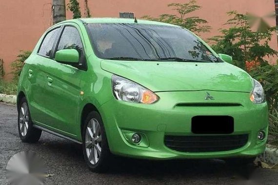 Well-maintained Mitsubishi Mirage GLS 2014 for sale