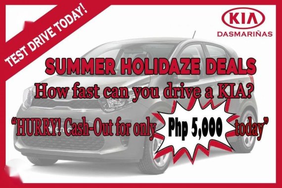 FOR SALE 2018 KIA Picanto 1.0 MT starts at 5k Dp