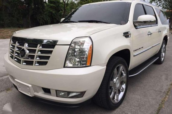 Cadillac Escalade ESV white pearl LWB 2007 FOR SALE