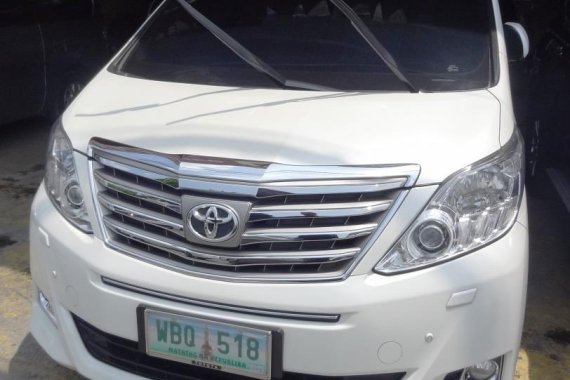 Toyota Alphard 2013 Gasoline Automatic White for sale