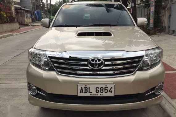 2015 Toyota Fortuner G for sale