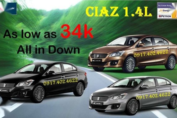 Brand New 2018 SUZUKI Ciaz MT FOR SALE