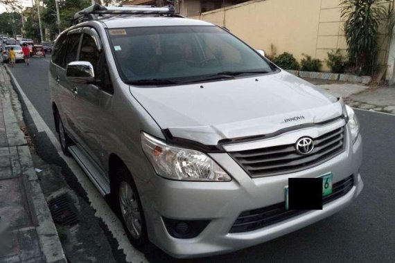 Well-kept Toyota Innova E 2013 for sale