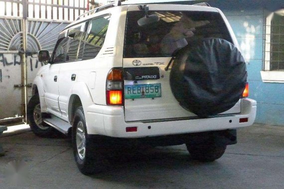 TOYOTA LANDCRUISER Prado 1997 KZJ95 White Beauty Intercooler Turbo Trade ok for sale