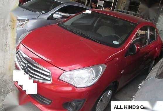 Mitsubishi 2015 Mirage G4 Red for sale