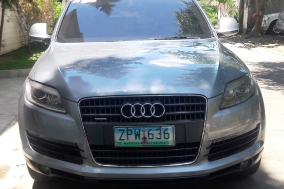 Selling Silver Audi Q7 2008 at 61253 km in Quezon City 