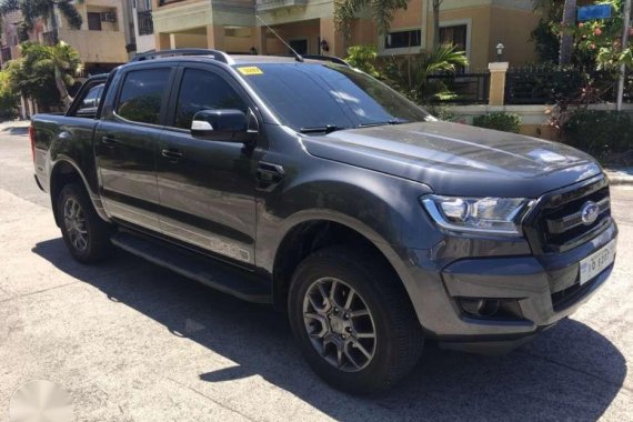 2017 Ford Ranger FX4 AT Gray Pickup For Sale 