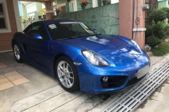 Porsche Cayman 2015 Blue For Sale 