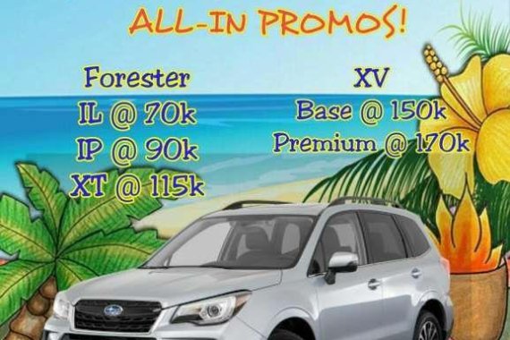 Brand new Subaru Forester for sale