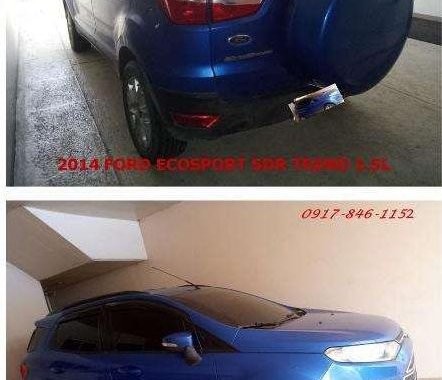 2014 - FORD Ecosport Blue 4 Sale FOR SALE 