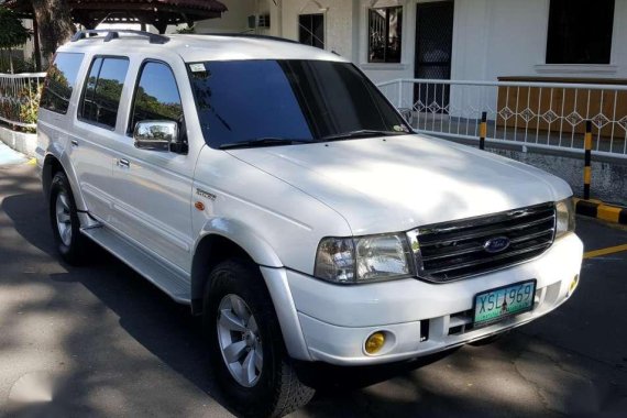 2005 Ford Everest 4x2 White Mechanical Diesel