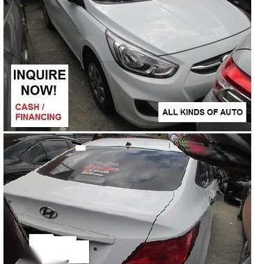 Hyundai Accent 2015 White GRAB Manual for sale