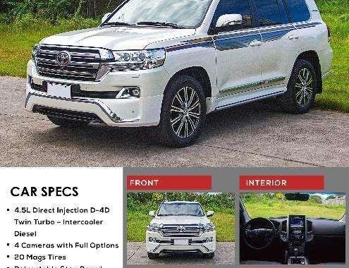 2018 Toyota Land Cruiser Platinum Edition