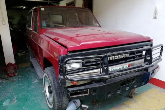 1984 - 1989 Nissan Patrol 2 door kr160 Running