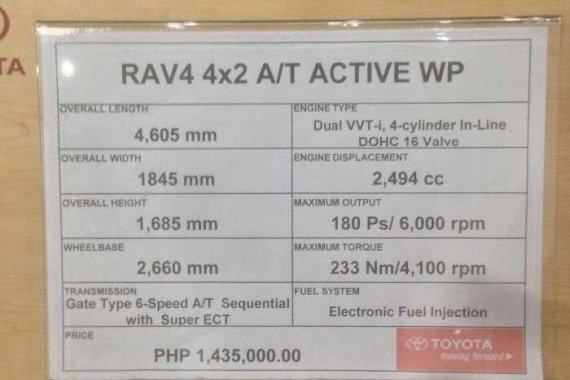 Toyota Rav4 2018 for sale