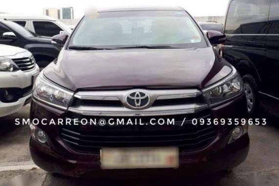 2018 Toyota  Innova 2.8 G dsl AT for as low as 135k allin DP