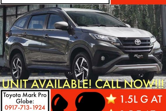 2019 Toyota Rush Brand New Low DP AT Call Now: 09258331924 Casa Sale 2019