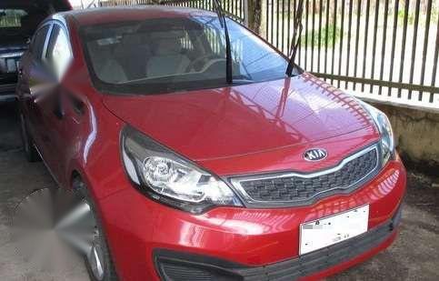 Kia-Rio 2016 matic red Sedan For Sale 