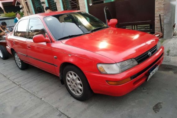 Toyota Corolla Gli 1994 AT Red Sedan For Sale 