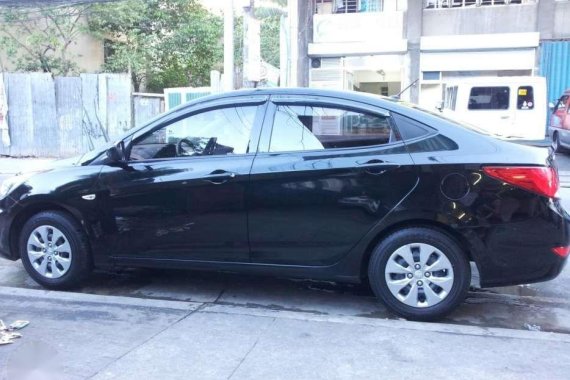 hyundai accent 2017 manual black for sale 