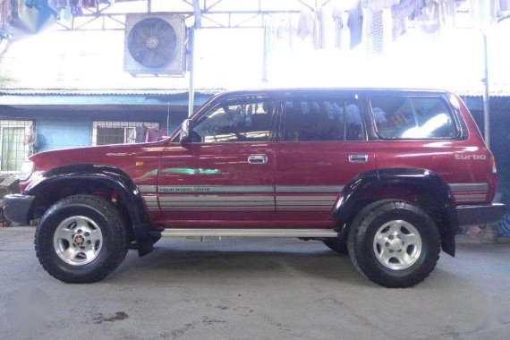 1996 Toyota LandCruiser VX80 Red FOR SALE