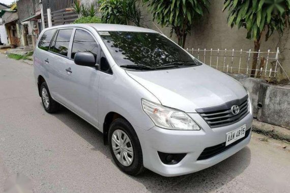 Toyota Innova 2014 J Diesel MT Silver For Sale 