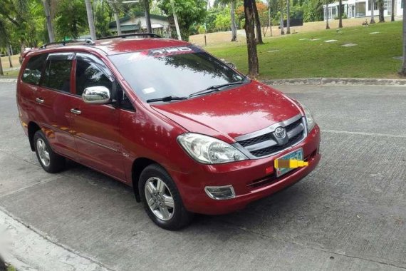 2008 Toyota Innova J Diesel Red For Sale 